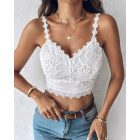 Floral Pattern Shirred Cami Top