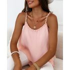 Pearls Decor Layered Cami Top