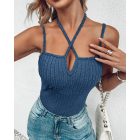 Tied Detail Ribbed Cami Top