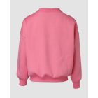 Butterfly Pattern Fleece Lined Sweatshirt Long Sleeve Crewneck Casual Loose Vintage Pullover Tops