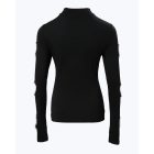 Beaded Decor Cutout Long Sleeve Top