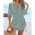 V-Neck Roll Up Sleeve Hollow-out Drawstring Mini Dress Vacation Dress