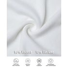 2-Pack Round Neck Thick Strap Racerback Ribbed Tank Slim Fit Tops without Bra Pads