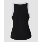 Contrast Binding Tank Tops Summer Sleeveless Basic Cami Top Shirt Slim Knit Ribbed Racerback Blouses