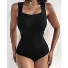 ChicMe 2PCS ContourX U Neck Shapewear Built-in Bra Sleeveless High Strechy Slim Fit Tank BodySuits