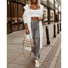 Letter Heart Pattern Long Cardigans Knitted Open Front Oversized Hooded Outerwear Sweater Coat