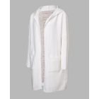 Letter Heart Pattern Long Cardigans Knitted Open Front Oversized Hooded Outerwear Sweater Coat