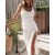 Side Slit Drawstring Ruched Bodycon Casual Sun Maxi Dresses Sleeveless Ribbed Tank Dress