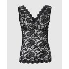 V-Neck Embroidery Lace Tank Top