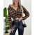 Plaid Pattern Button Down Shirts Long Sleeve Shackets Casual Blouse Top
