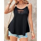 Buckled Ladder Cutout Tank Top