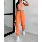 2-Pack Washed Seamless Sleeveless Rib-Knit Crop Top